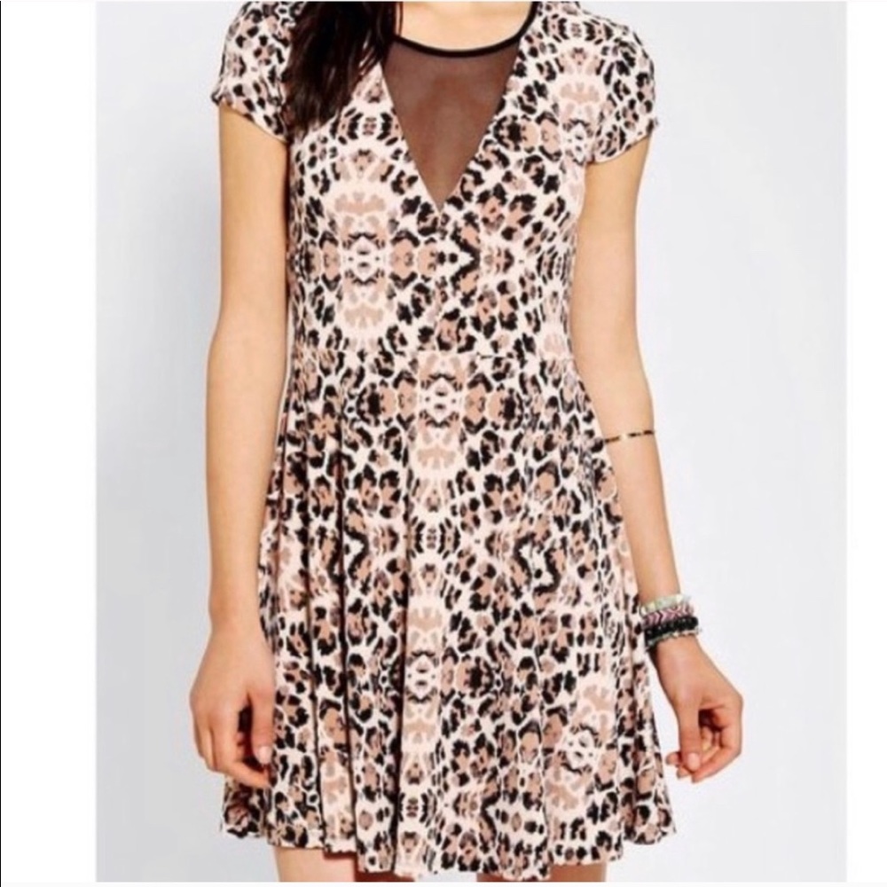 Leopard Print Dress - Large